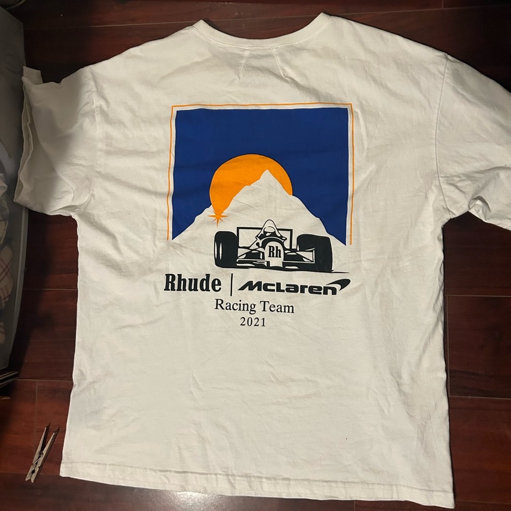 Rhude x McLaren “Moonlight Rhacer” shirt size M
